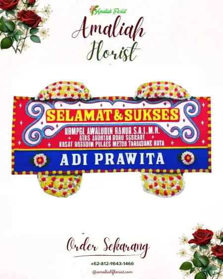 Papan Bunga Ucapan Selamat Mesjid Priyayi